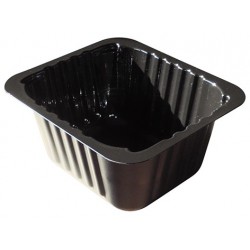 D65PN - 120x136x65 mm - Contenitore in CPET Nero