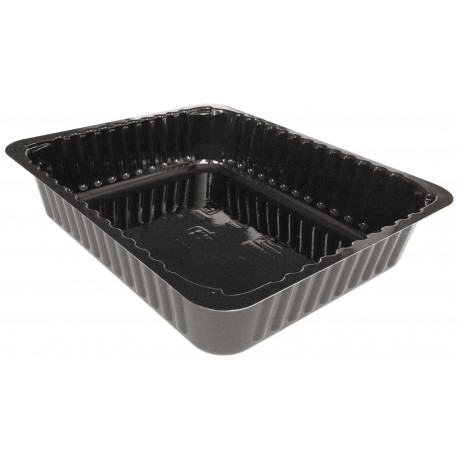 D50LN - 227x190x50 mm - Contenitore in CPET Nero