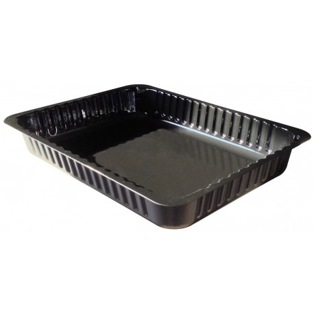 D38MN - 260x190x38 mm - Contenitore in CPET Nero