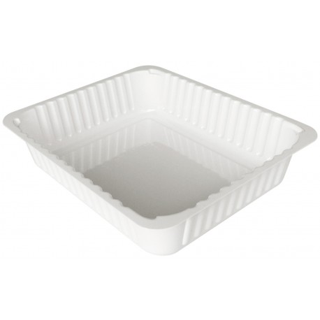 D50LB - 227x190x50 mm - Contenitore in CPET Bianco