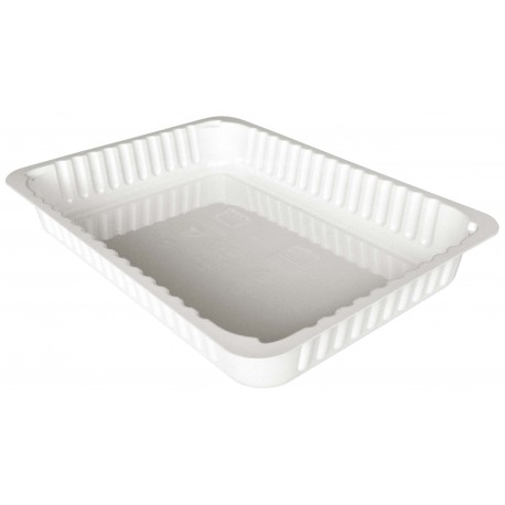 D38MB - 227x190x38 mm - Contenitore in CPET Bianco