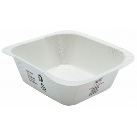 V45PC07 - 137x122x45 mm - Contenitore in Cartoncino + PET - Stampa Multilingue - Bianchi